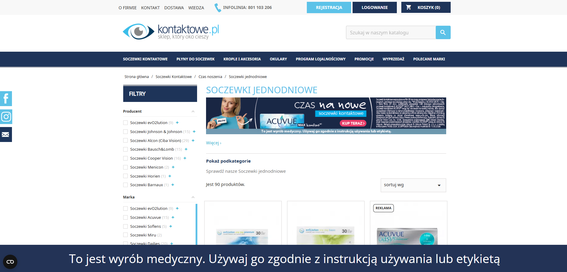 Soczewki jednodniowe czy miesięczne - co wybrać?