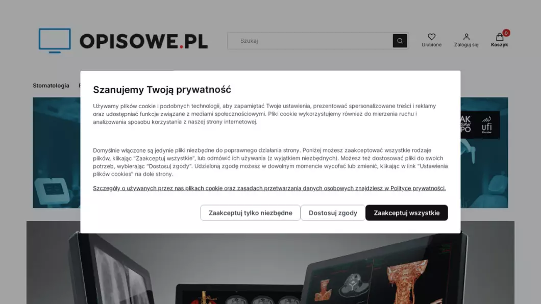 Zrzut ekranu strony Opisowe.pl